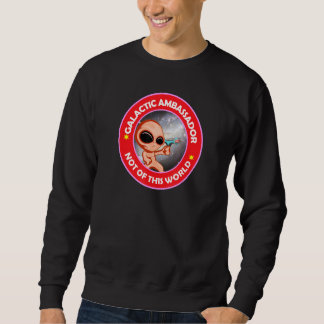 Sudadera Space Martian Alien Galaxy Visitor From Out of thi
