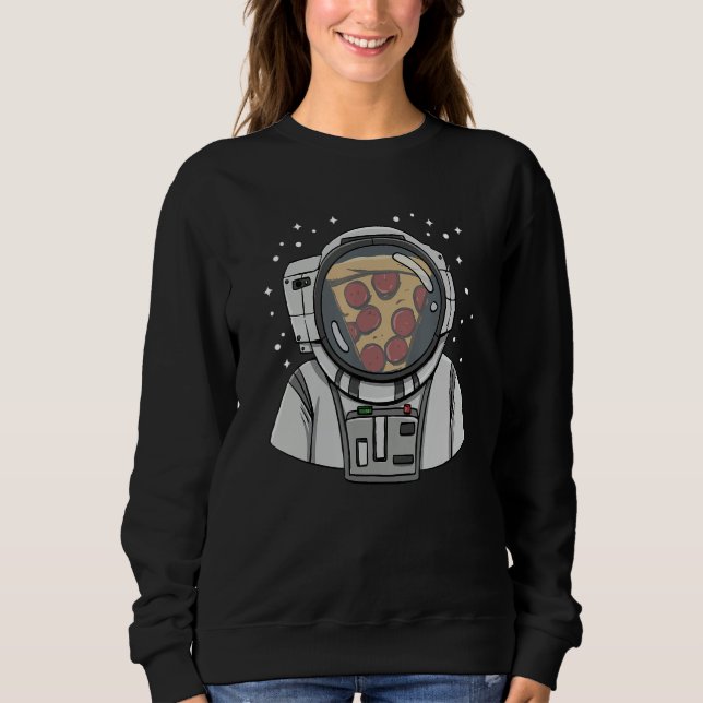 Sudadera Spaceman Pizza Design for a Hobby pizza maker (Anverso)