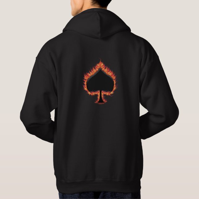 Sudadera Spades Flames (Reverso)