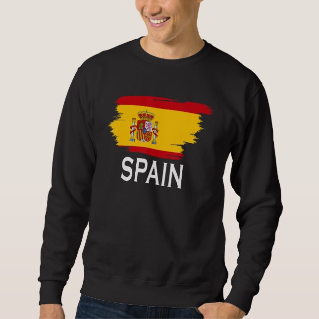 Sudadera Spain Country Spanish Flag for Men Women Kids Spai (Anverso)