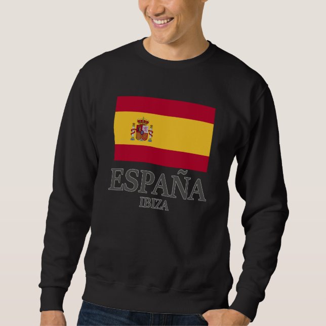 Sudadera Spain Ibiza Flag Travel Europe Holiday (Anverso)