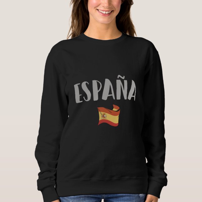 Sudadera Spain Soccer Football Fan Shirt Flag (Anverso)