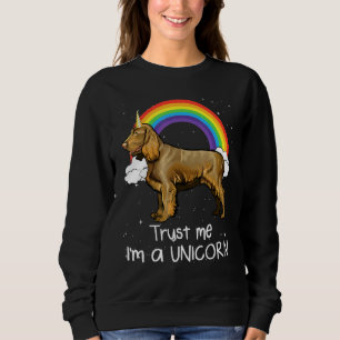 Sudadera Spaniel Boykin Arcoíris Confía En Mí Soy Un Perro