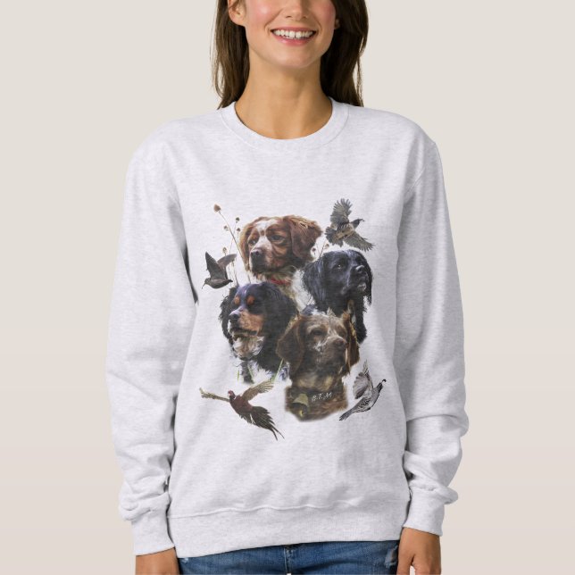 Sudadera Spaniel Bretón  (Anverso)
