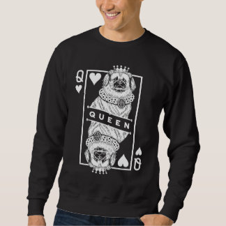 Sudadera Spaniel Tibetano Reina De Corazones  Perro  Pop