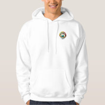 SPARETIMES Hoodie de la letra NEGRA de los hombres