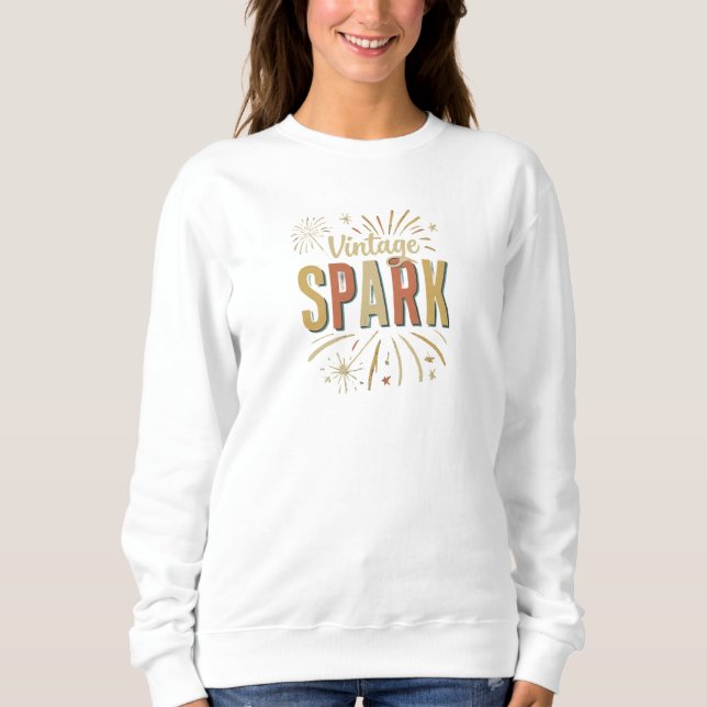 Sudadera Spark de cosecha de vintage (Anverso)