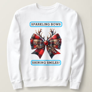 Sudadera Sparkling Bows, Brillantes Sonrisas! Festividades
