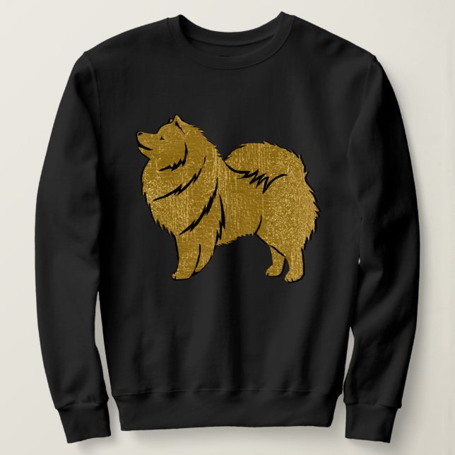 Sudadera SPARKLY THANG Lapphund faux metallic (Anverso del diseño)
