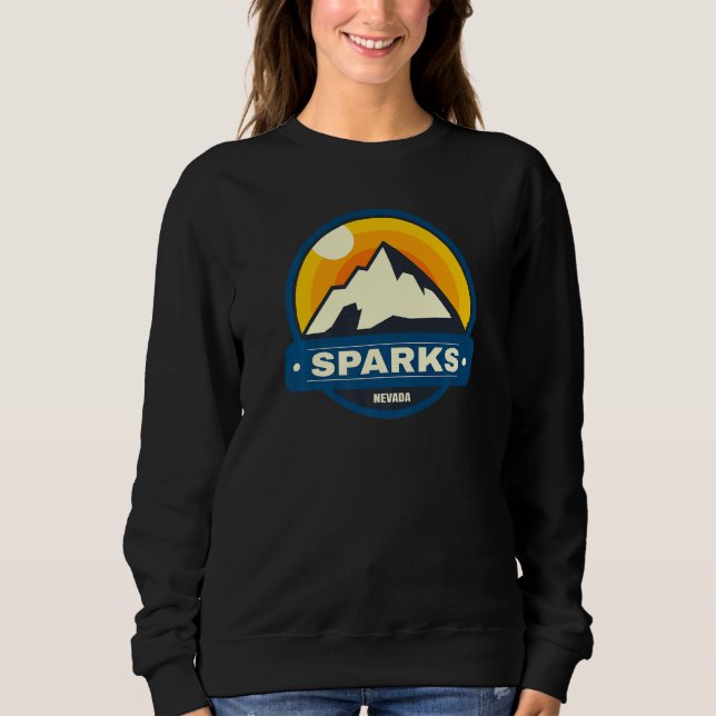 Sudadera Sparks Nevada Mountains wildlife park city nature (Anverso)