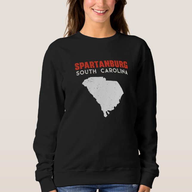 Sudadera Spartanburg South Carolina USA State America Trave (Anverso)