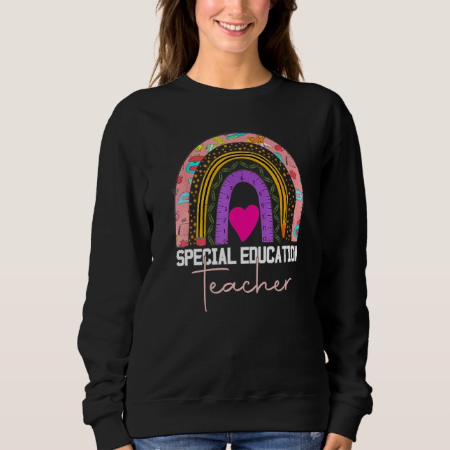 Sudadera Special Education Teacher Sped Ed SPED Leopard Rai (Anverso)