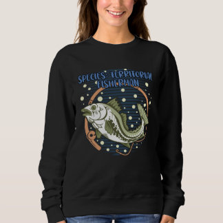 Sudadera Species Territorial Fisherman Introvert Fishing An