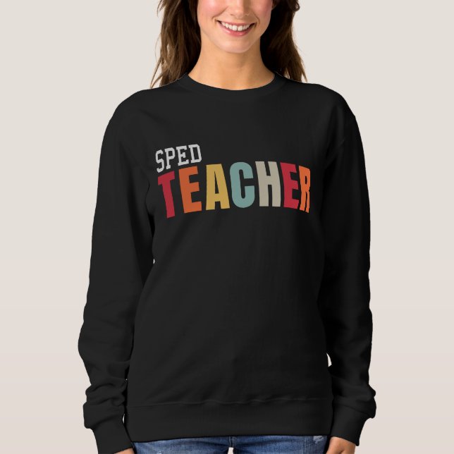 Sudadera SPED La Vida De Los Maestros De Vuelta Al Primer D (Anverso)