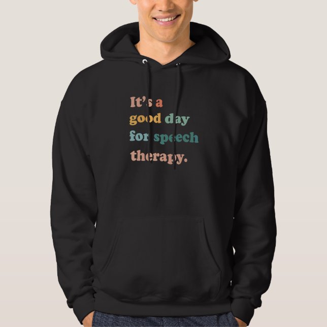 Sudadera Speech Therapy Speech Pathologist SLP Teacher Scho (Anverso)
