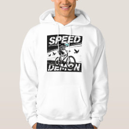 Sudadera Speed Demon Spooky Cyclist Graphic