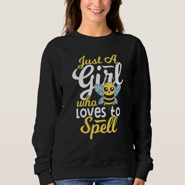 Sudadera Spelling Bee Comeptition Winner Girl Spelling Bee (Anverso)