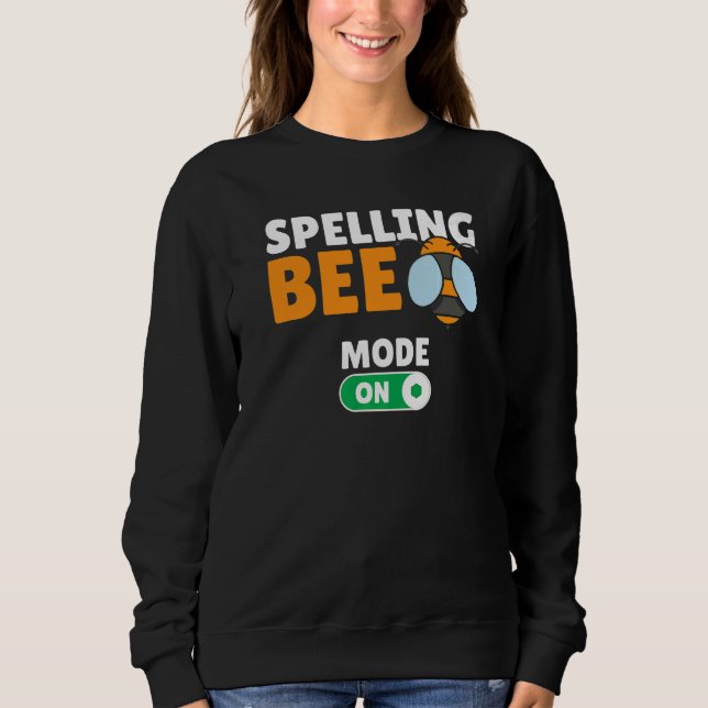 Sudadera Spelling Bee Game Competitive Spelling  Spelling B (Anverso)