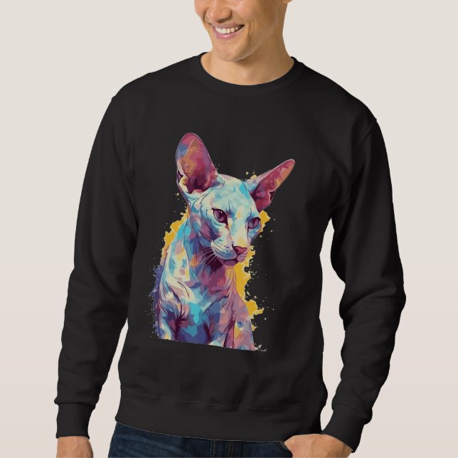 Sudadera Sphynx Cat 1 (Anverso)