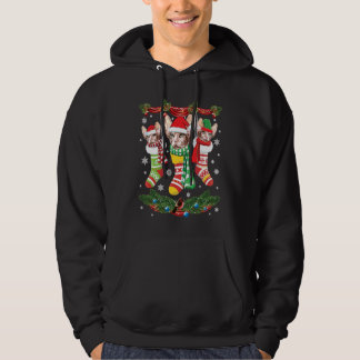 Sudadera Sphynx Cats Inside Noel Socks Merry Christmas Day