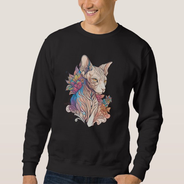Sudadera Sphynx Mom Cat Sphinx Hairless Cat Owner Sphynx Ca (Anverso)