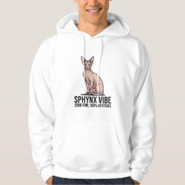 Sudadera Sphynx Vibe – Sin Pelaje, 100% Actitud
