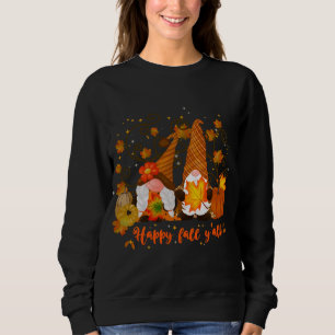 Sudadera Spice De Calabaza Y Gnome De Girasol De Otoño Por 