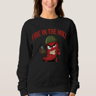 Sudadera Spicy Chili Pepper Funny Spicy Food Lover