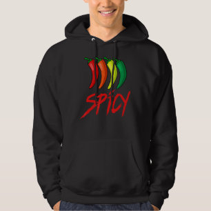 Sudadera Spicy Fun Hot Chili Sauce Peppers Comida picante