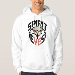 Sudadera Spirit Eyes Hoodie – Bold Eagle Mascot Design for 