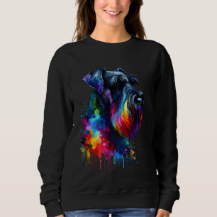 Sudadera Splash Art Giant Schnauzer