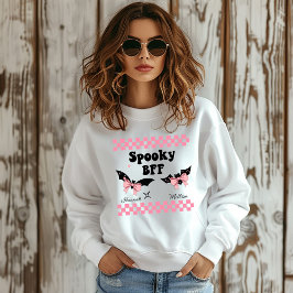Sudadera Spooky BFF Nombre personalizado regalo de Hallowee