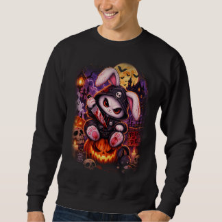 Sudadera Spooky Bunny Pumpkin Halloween Shirt