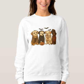 Sudadera Spooky Dogs Squad – Cute Halloween Puppy Design