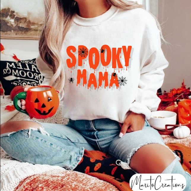 Sudadera Spooky Mama Halloween sweatshirt, spooky season (Subido por el creador)