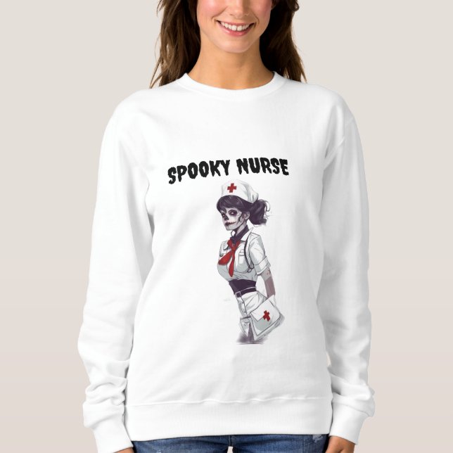 SUDADERA SPOOKY NURSE (Anverso)