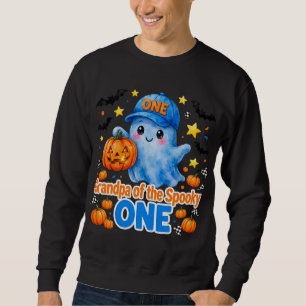 Sudadera Spooky ONE Abuelo - Fantasma Azul Hallowe