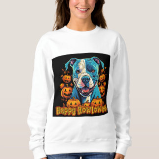 Sudadera Spooky Pitbull Happy Howlowe