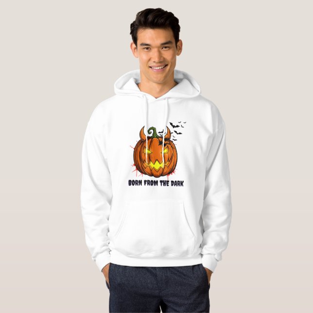 Sudadera Spooky Pumpkin Halloween Hoodie - Bats (Anverso completo)