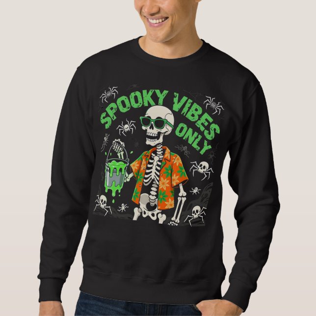 Sudadera Spooky Vibes Only (Anverso)