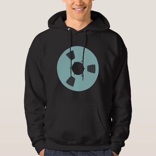Sudadera Spool de cintas de grabación (Anverso)