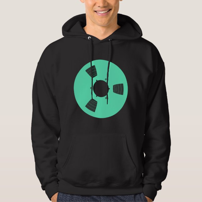 Sudadera Spool de cintas de grabación (Anverso)