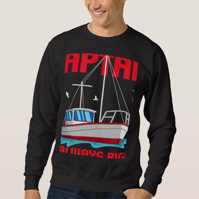 Sudadera Sport Boat Racing Boat Owner Captain Motor Boat (Anverso)