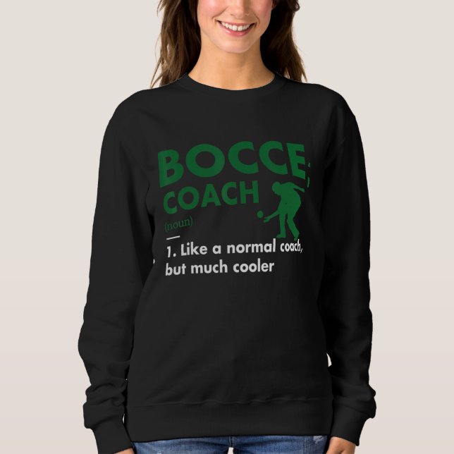 Sudadera Sport Coach Definition Bocce (Anverso)