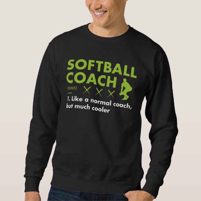 Sudadera Sport Coach Definition Softball 1 (Anverso)