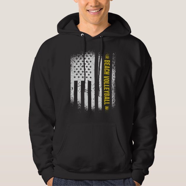 Sudadera Sport Us Flag Beach Volleyball 1 (Anverso)