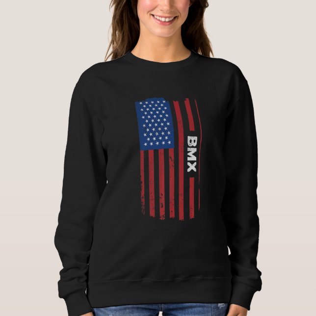 Sudadera Sport Us Flag BMX Premium (Anverso)