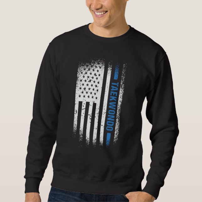 Sudadera Sport Us Flag Taekwondo  2 (Anverso)