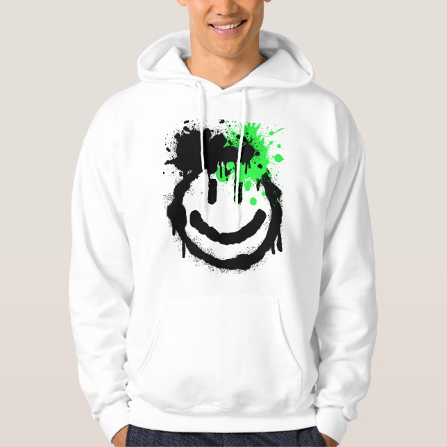 Sudadera SprayPaint Smile Mind (Anverso)