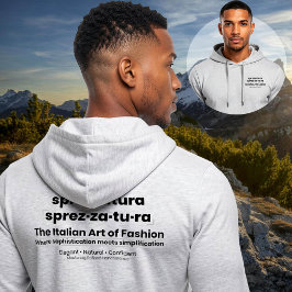 Sudadera SPREZZATURA: EL ARTE ITALIANO DE LA MODA-BlackDeni